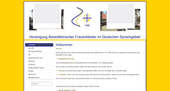 Desktop Screenshot of benediktinerinnen.de